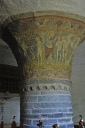 09_Fresken_am_Mittelpfeiler_der Rundkirche_von_Nylars_13_Jh